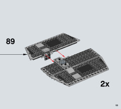 LEGO 75150 instructions page 53 – build guide