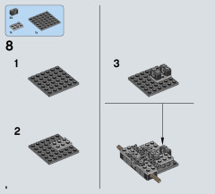 LEGO 75153 instructions page 8 – build guide