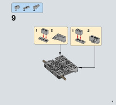 LEGO 75153 instructions page 9 – build guide