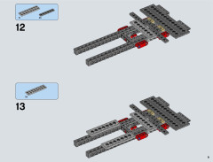 LEGO 75155 instructions page 9 – build guide