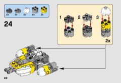 LEGO 75162 instructions page 22 – build guide