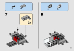 LEGO 75162 instructions page 9 – build guide
