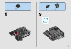 LEGO 75163 instructions page 9 – build guide