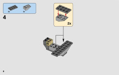 LEGO 75167 instructions page 8 – build guide