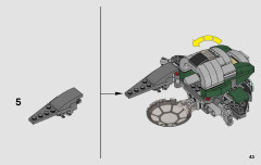 LEGO 75168 instructions page 43 – build guide