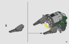 LEGO 75168 instructions page 45 – build guide