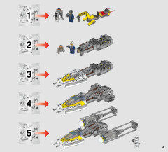 LEGO 75172 instructions page 3 – build guide