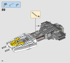 LEGO 75172 instructions page 62 – build guide