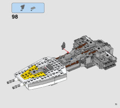 LEGO 75172 instructions page 71 – build guide