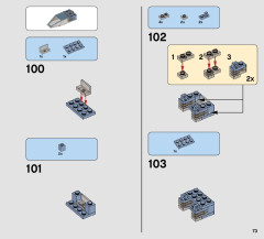 LEGO 75172 instructions page 73 – build guide