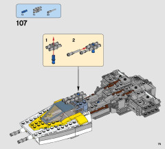 LEGO 75172 instructions page 75 – build guide