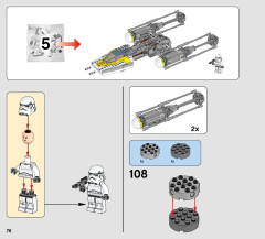 LEGO 75172 instructions page 76 – build guide