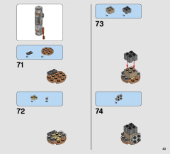LEGO 75178 instructions page 43 – build guide