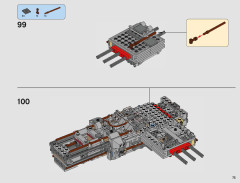 LEGO 75181 instructions page 75 – build guide