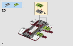 LEGO 75182 instructions page 16 – build guide