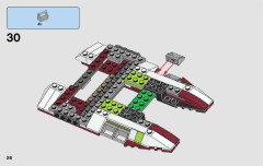 LEGO 75182 instructions page 28 – build guide