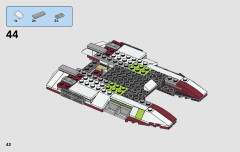 LEGO 75182 instructions page 42 – build guide