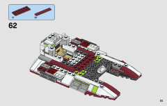 LEGO 75182 instructions page 13 – build guide