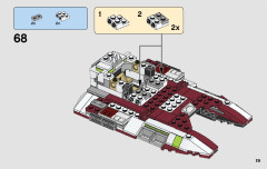 LEGO 75182 instructions page 19 – build guide