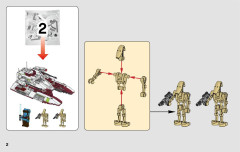 LEGO 75182 instructions page 2 – build guide