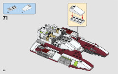 LEGO 75182 instructions page 22 – build guide
