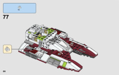 LEGO 75182 instructions page 28 – build guide