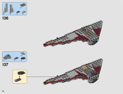 LEGO 75186 instructions page 76 – build guide