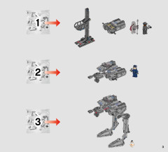 LEGO 75201 instructions page 3 – build guide