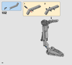 LEGO 75201 instructions page 64 – build guide