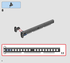 LEGO 75201 instructions page 8 – build guide