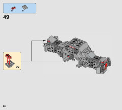 LEGO 75211 instructions page 26 – build guide