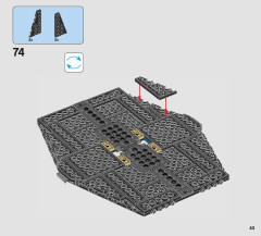 LEGO 75211 instructions page 43 – build guide