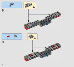 LEGO 75211 instructions page 8 – build guide