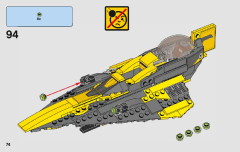 LEGO 75214 instructions page 74 – build guide