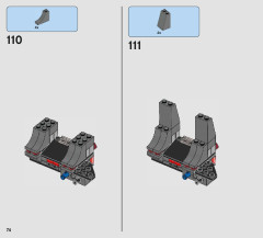 LEGO 75216 instructions page 74 – build guide