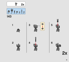 LEGO 75216 instructions page 91 – build guide
