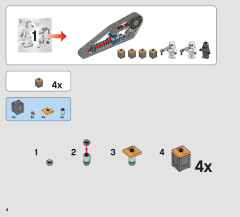 LEGO 75217 instructions page 4 – build guide