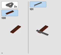 LEGO 75217 instructions page 74 – build guide
