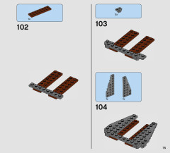 LEGO 75217 instructions page 75 – build guide
