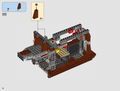 LEGO 75220 instructions page 74 – build guide