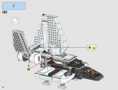 LEGO 75221 instructions page 76 – build guide