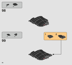 LEGO 75227 instructions page 70 – build guide