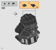 LEGO 75227 instructions page 72 – build guide