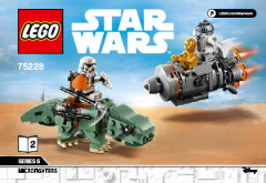 LEGO 75228 instructions page 1 – build guide