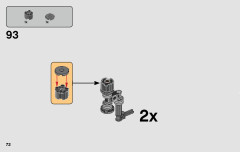 LEGO 75229 instructions page 72 – build guide
