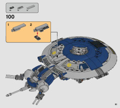 LEGO 75233 instructions page 61 – build guide