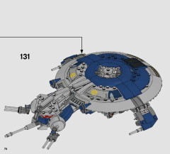 LEGO 75233 instructions page 74 – build guide