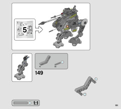 LEGO 75234 instructions page 101 – build guide