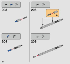 LEGO 75234 instructions page 124 – build guide