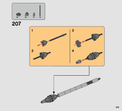 LEGO 75234 instructions page 125 – build guide
